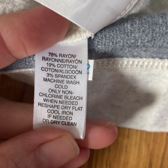 BNWT LOFT LOU & GREY striped shirt sleeve dress - Picture 12 of 12